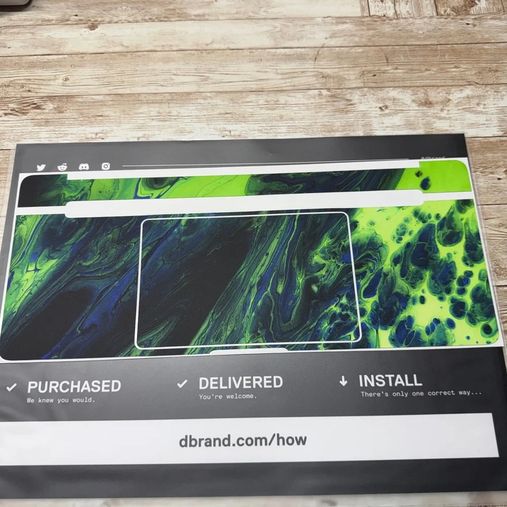 dbrand Laptop Skin 13.5x9.25 Toxic Waste 15